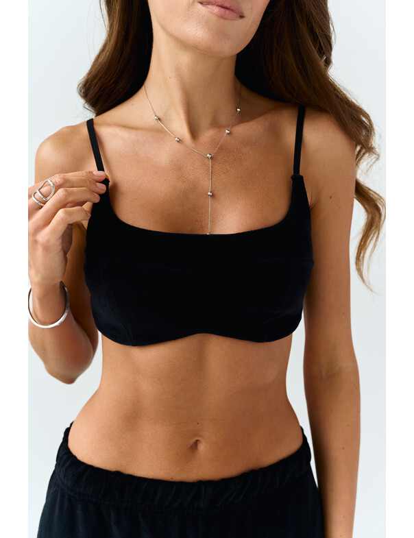 Топ з велюру