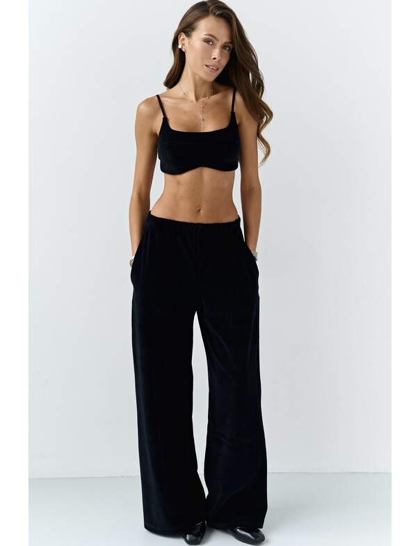 Топ из велюра