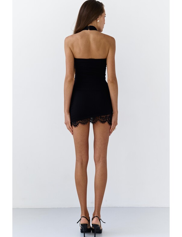 Майка с кружевом