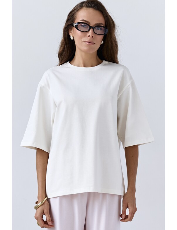 Футболка оверсайз плотная