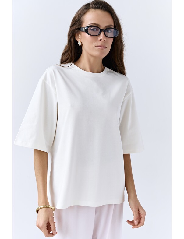 Футболка оверсайз плотная