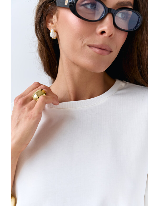 Футболка оверсайз щільна