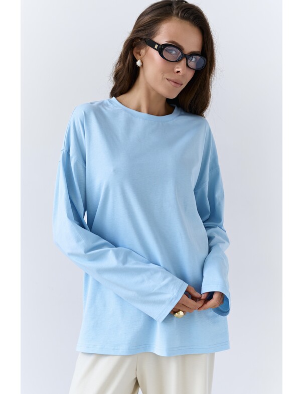 Унісекс лонгслів оверсайз котон