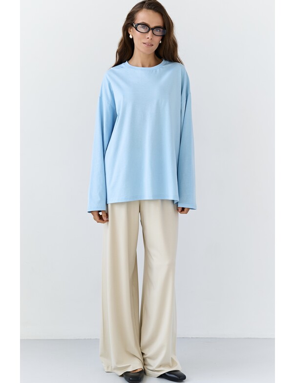 Унісекс лонгслів оверсайз котон