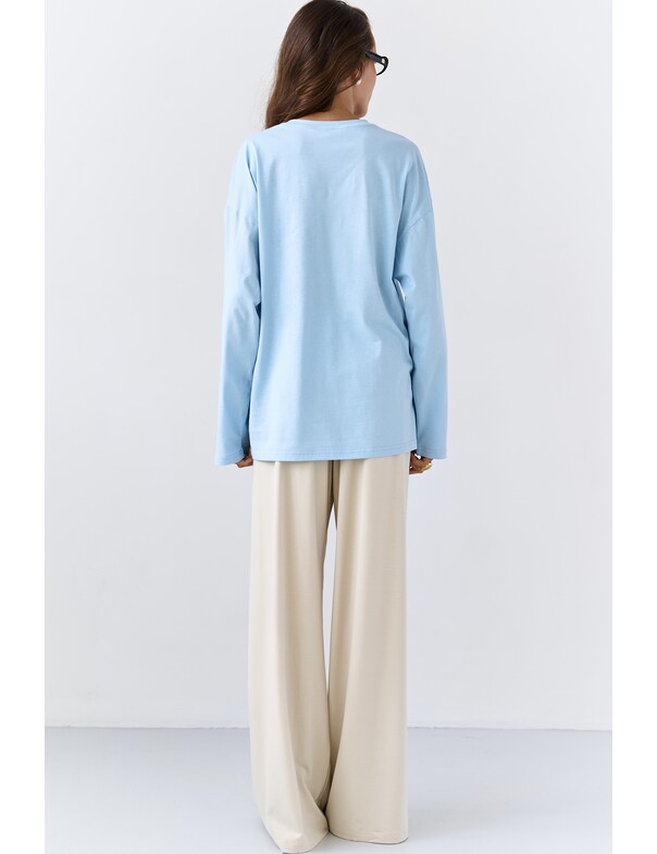 Унісекс лонгслів оверсайз котон