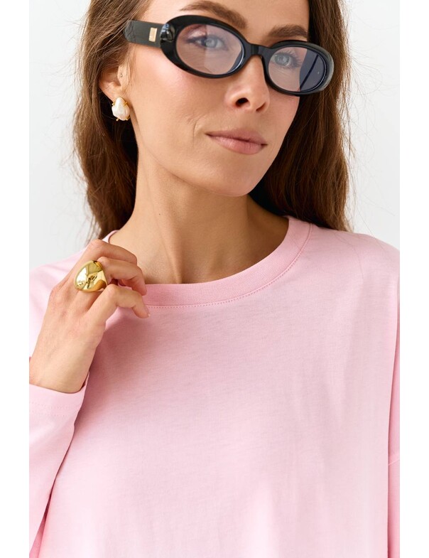 Унісекс лонгслів оверсайз котон