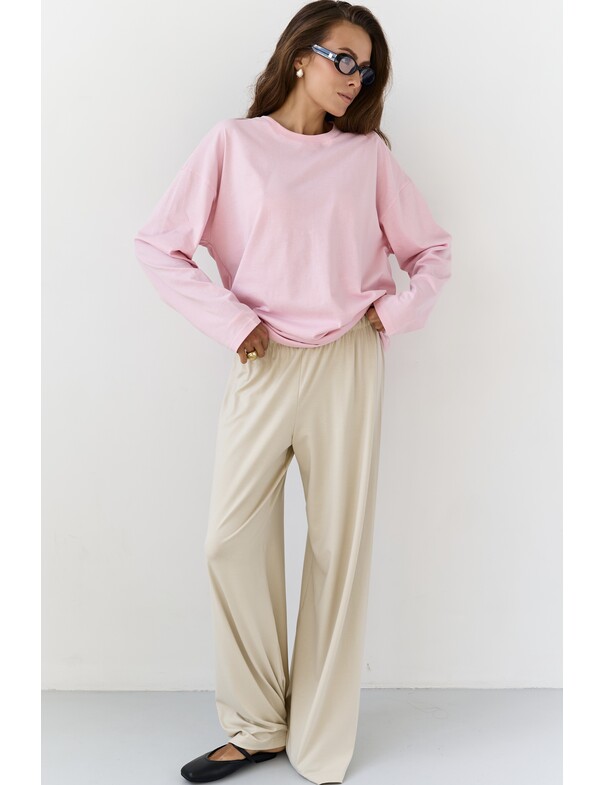 Унісекс лонгслів оверсайз котон