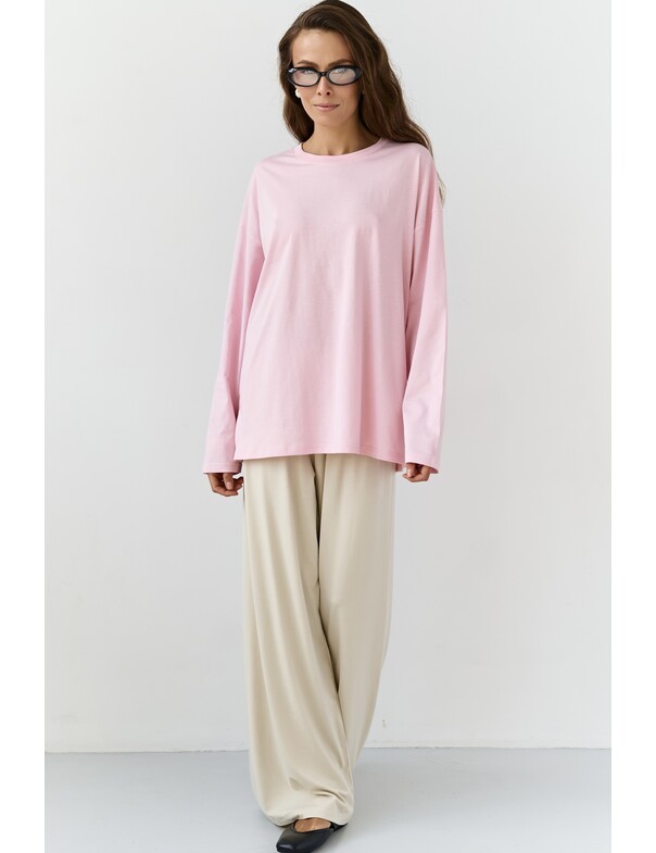 Унісекс лонгслів оверсайз котон