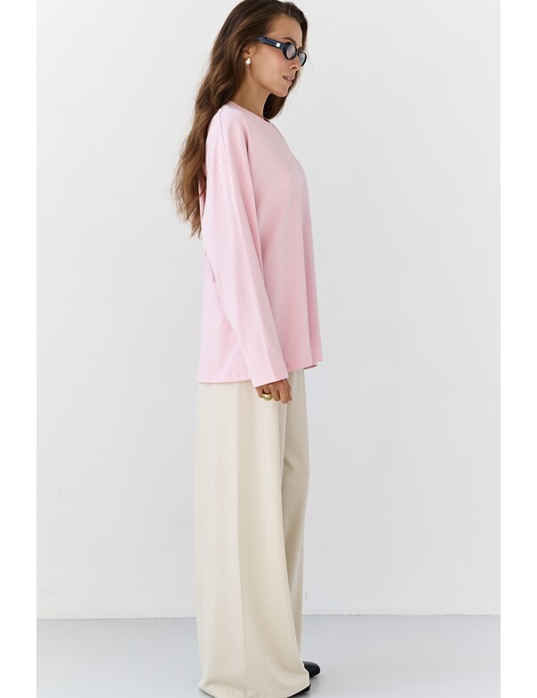 Унісекс лонгслів оверсайз котон