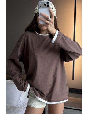 Лонгслів оверсайз двохшаровий